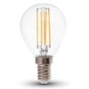 Żarówka LED V-TAC 4W filament E14 P45 kulka VT-1996 3000K 400lm